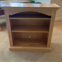 Matched Desk And Shelf