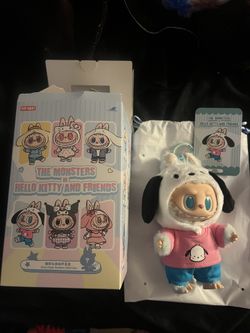Labubu Hello Kitty Pochacco