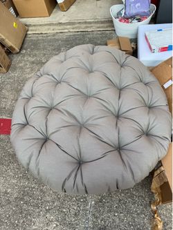 Cushion big color gray
