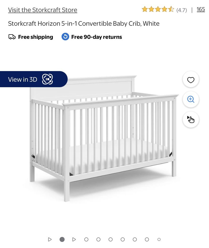 Baby Crib 5 in 1
