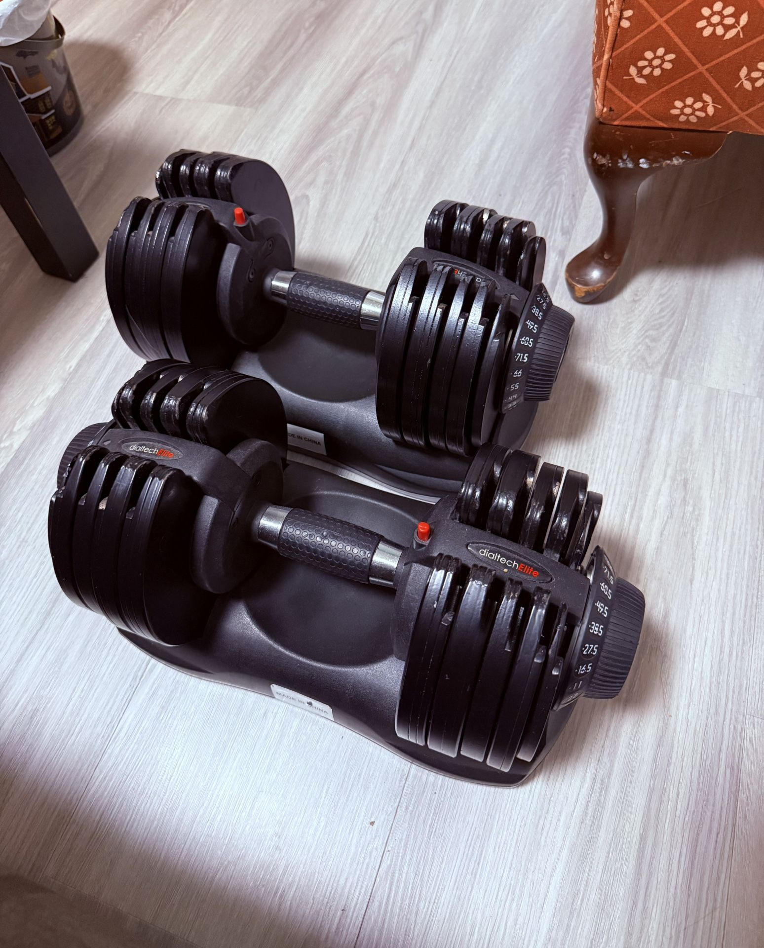 Dumbbells set, Dialtech Elite 71,5Lbs