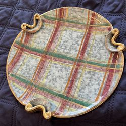 JBH Italian Art Pottery Dish - 8 inch - Marked with Italy 17-18
