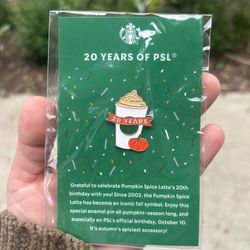 Starbucks Pumpkin Spice Lapel Pin
