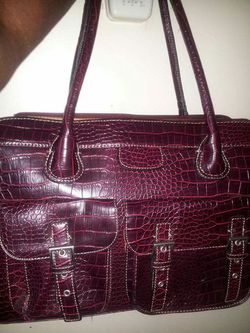 Merona tote bag for business..must go now asap*
