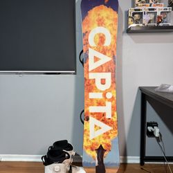 163 Wide Snowboard W/ Boots And Bindings