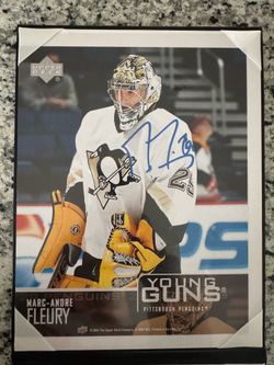 Marc-Andre Fleury Autograph