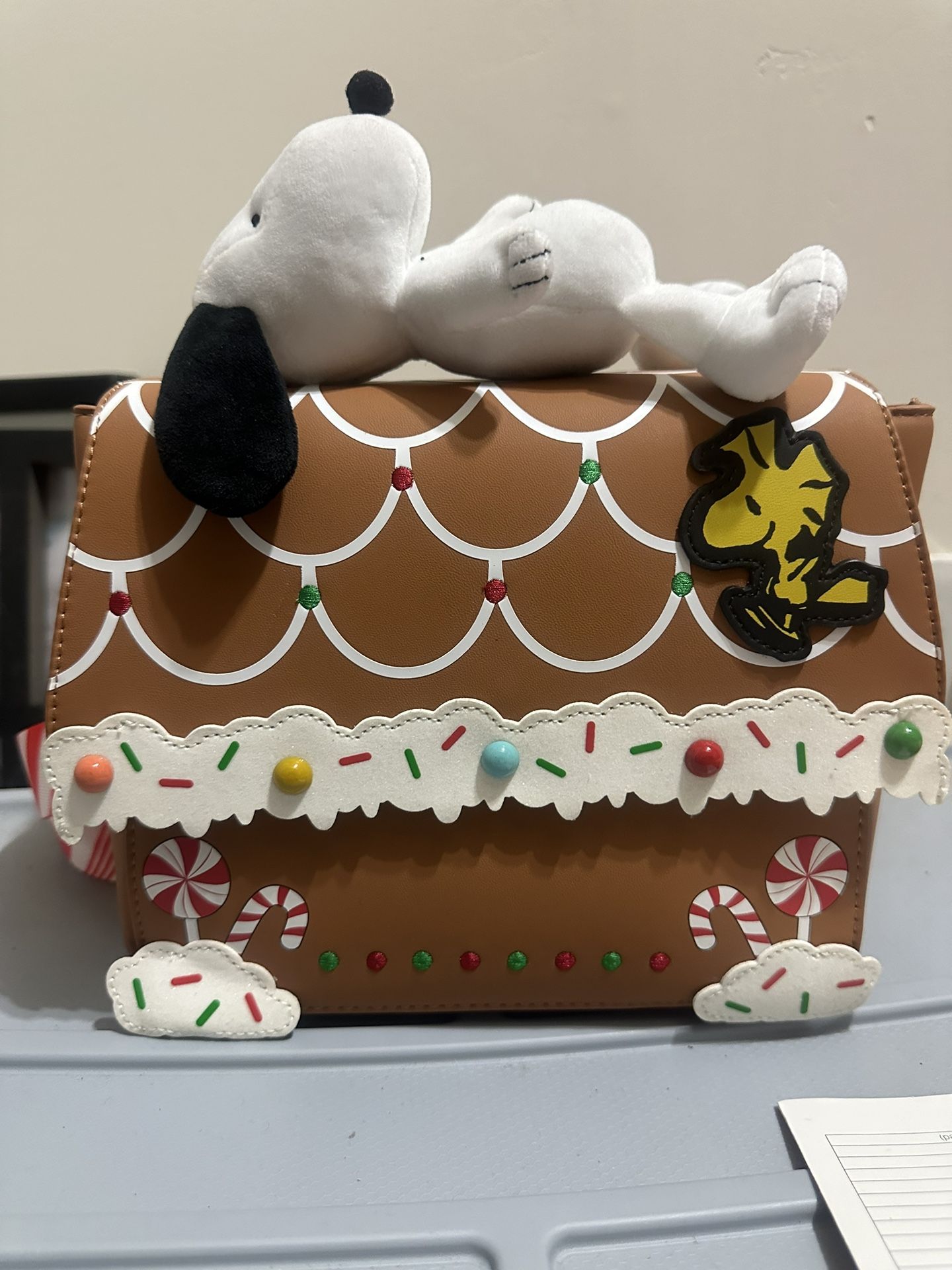 Peanuts Snoopy Gingerbread House Box Lunch Convertible Mini 