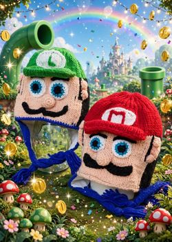 Gorros tejidos a mano