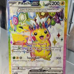 Pikachu ex 219/191 SV08 Surging Sparks Ultra Rare New
