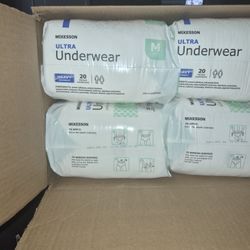 McKesson ULTRA Underwear, Medium Size (32-44 Inch Waist/Hip