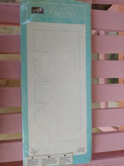 Stampin up Big Shot BIGZ XL fancy favor party treat boxes scalloped edge