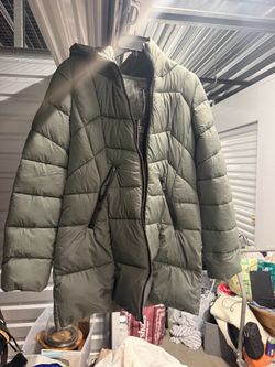 Men’s grey thick winter coat