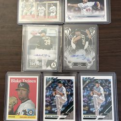 Dodgers Blake Treinen (7) Card Lot