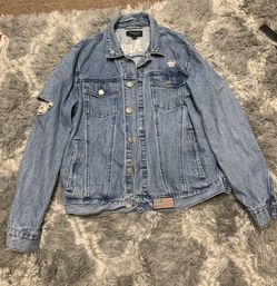 Medium Los Angeles Embroidered Denim Jacket