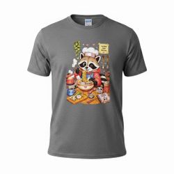Camiseta gildan gris y talla M-L-XL-2XL