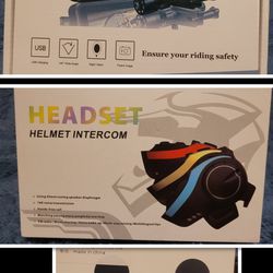 2 Helmet Intercoms And A Rearview Camera