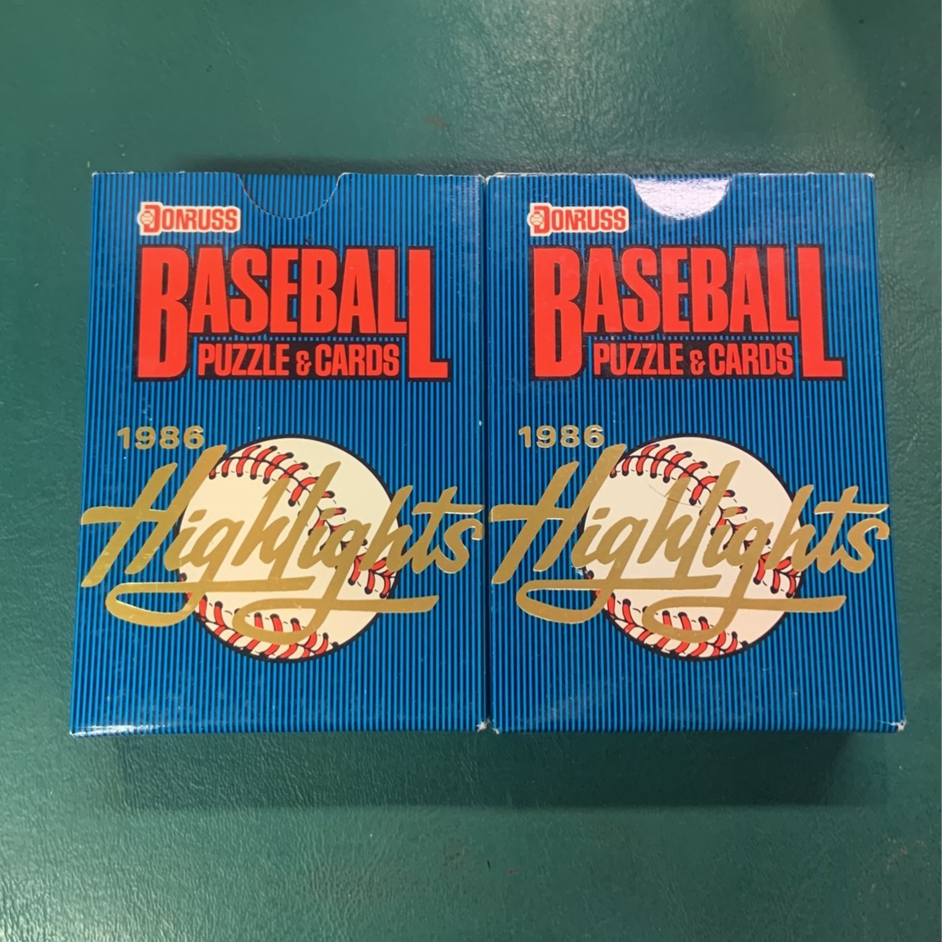 1986 Donruss Set Sealed