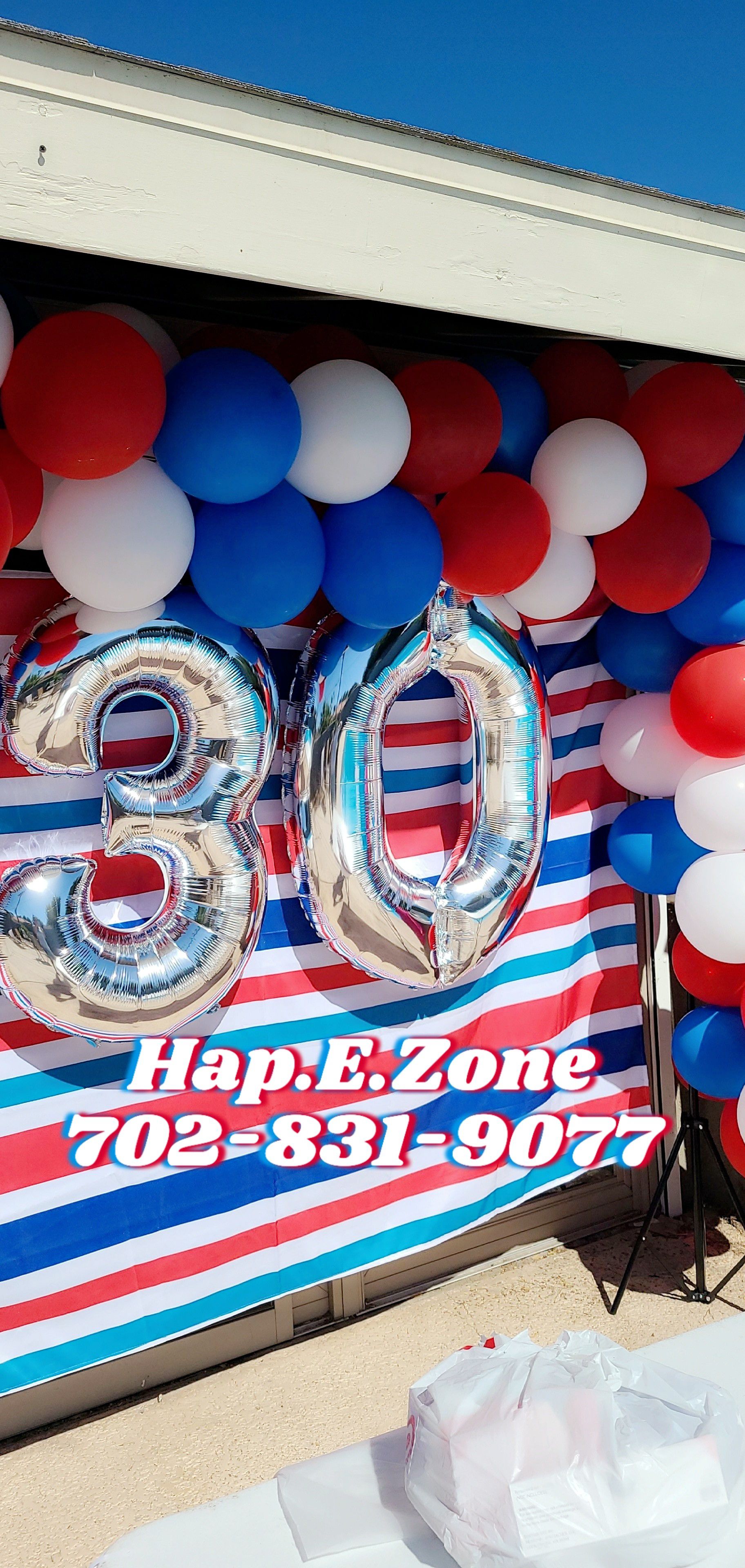 4th of July Balloon Garland Party Decor