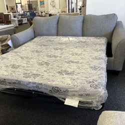Grey Queen Sleeper Sofa 