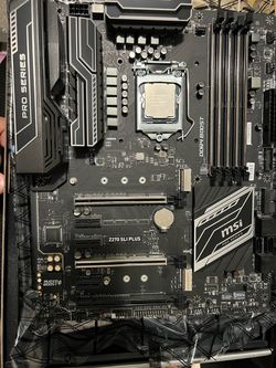 MSI z270 Motherboard w/ i5 7600k processor and MSI gtx 960