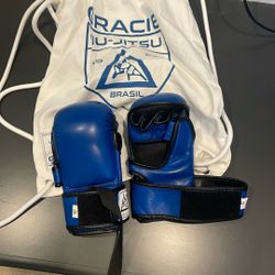 Gracie Jui-Jitsu  Gloves and Bag