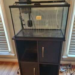 10 Gallon Tank with Stand & Supplies
