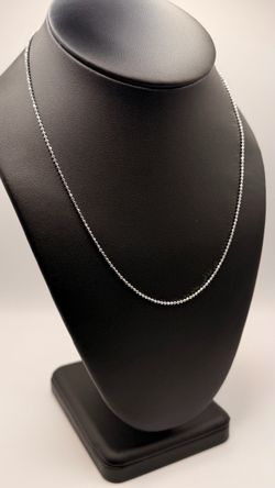 Silver Ball Chain Necklace