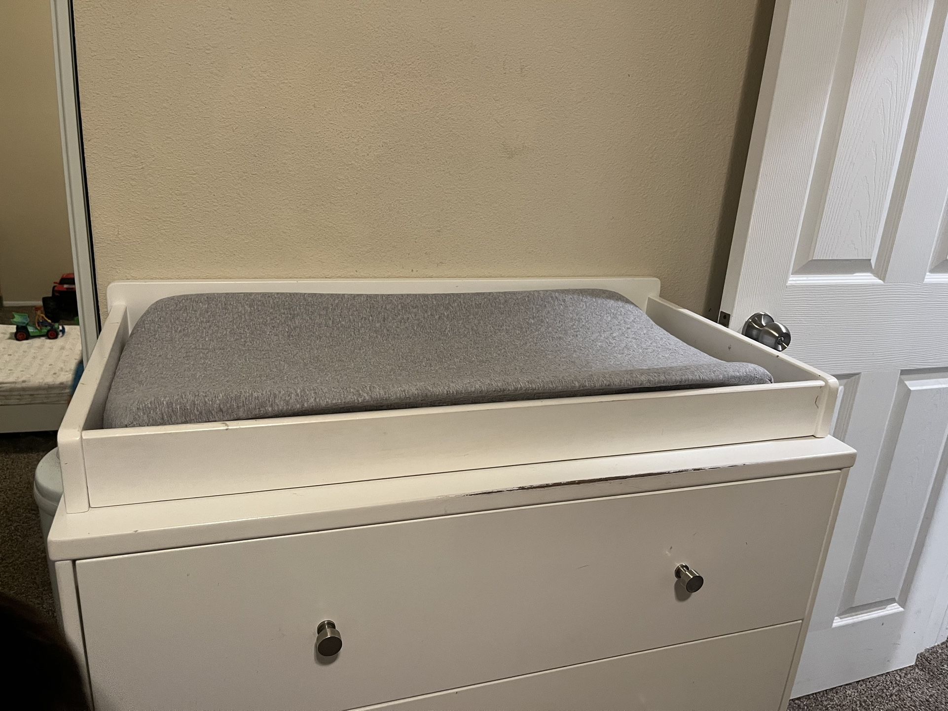 Changing Pad With Wooden Frame