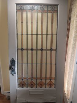 Vintage exterior door