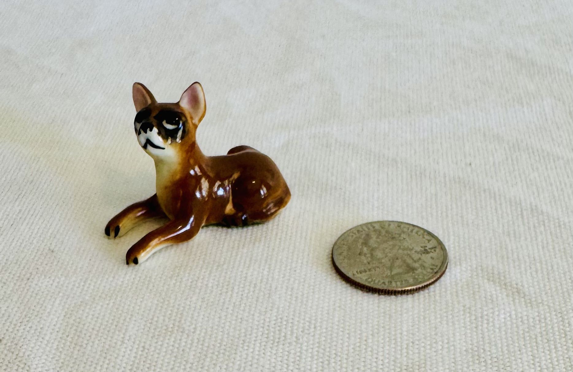 Vintage bone china miniature figurine