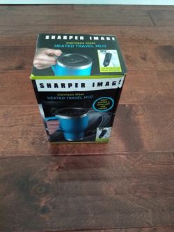 Sharper Image heated mug with car adapter.
