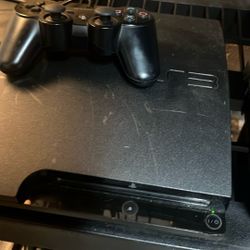 PS3 Slim W/cords And Controller 