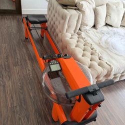WaterRower Rowing Machine (Water Resistance) – Like New – Orange