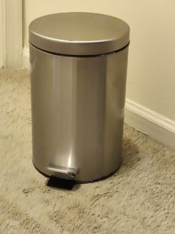 Stainless Steel Step Trash Can 6.6L (2 pack)