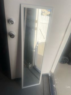 Full Length Wall Mirror White Frame