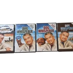LOT OF 4 NEW/UNOPENED/SEALED Dog Whisperer Series With Cesar Millan