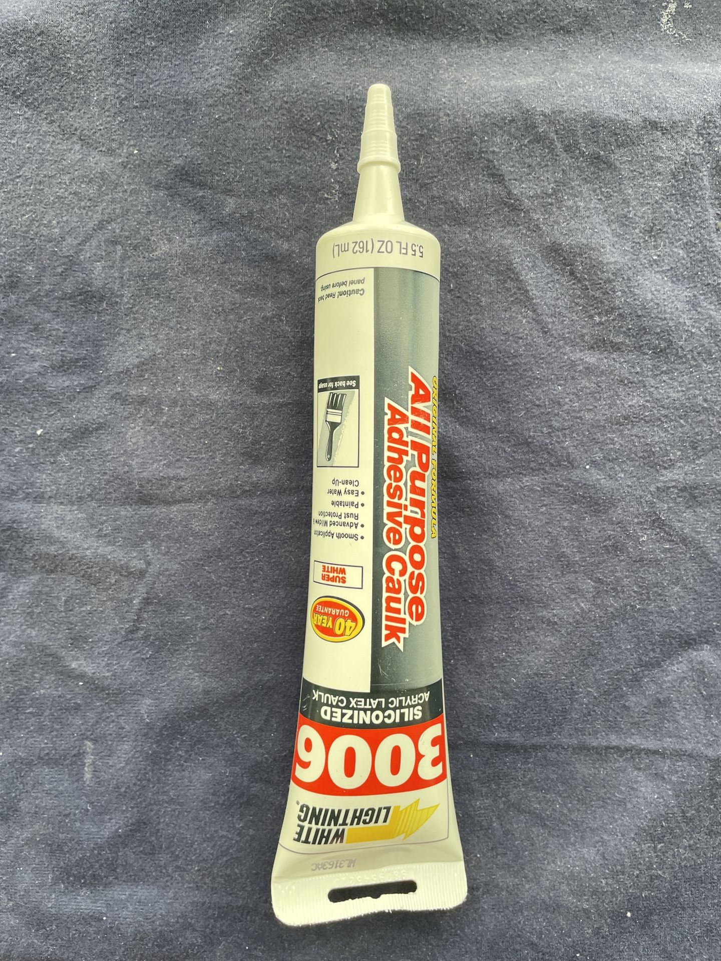 New! Sealed! All Purpose Adhesive Caulk (Super White) Sealant