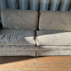 Vintage Corduroy 3-Seater Couch 