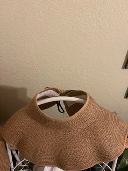 Women’s wide brim Sun Visor, New!