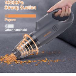 Hand Held Vacuuming Cordless Rechargeable-10K PA Strong Suction Car Vacuum Cordless Rechargeable,Handheld Vacuum Cordless Car Vacuum Cleaner with Pet 