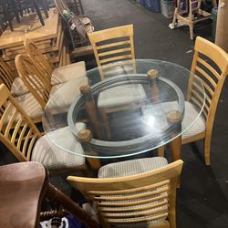 Table And 4 Chairs 