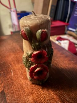 Hand Carved Decorative Candle