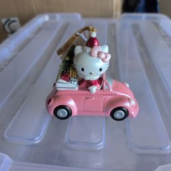 Hello Kitty In Car Ornament