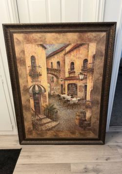 Beautiful Picture W/Easel