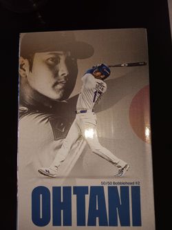 Shohei Othani 50/50 hr bobblehead unopened