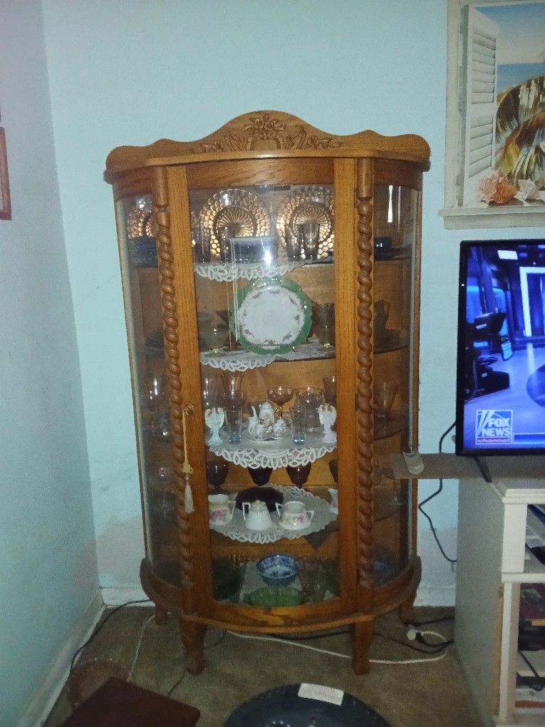 Antique Oak Cabinet