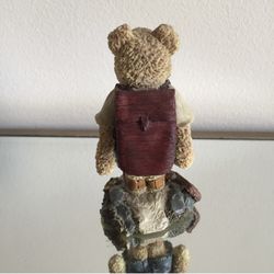 SHELLY BEARS & CO. 1996 Camp Grizzly Animal Bear Camper Figurine Thumbnail