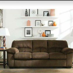 New Showroom Ashley Suade Sofa.