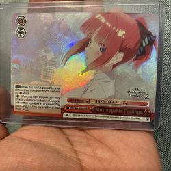 Quintessential Quintuplets, Unstoppable Feelings (RRR) Card