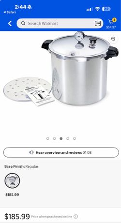 Presto 23 Qt pressure canner and cooker